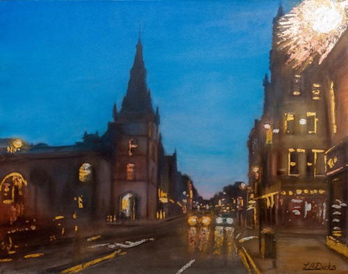 'The Lights of the Tron, Glasgow' by artist Lesley Anne Derks